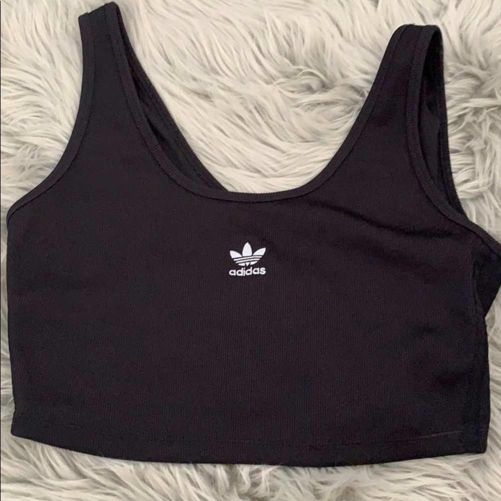 Adidas crop tank top